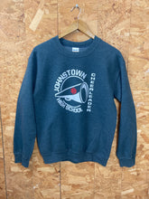 Vintage Y2K ‘Devyn’ Johnstown Highschool cheerleaders USA college varsity team grey crew neck sweater size small